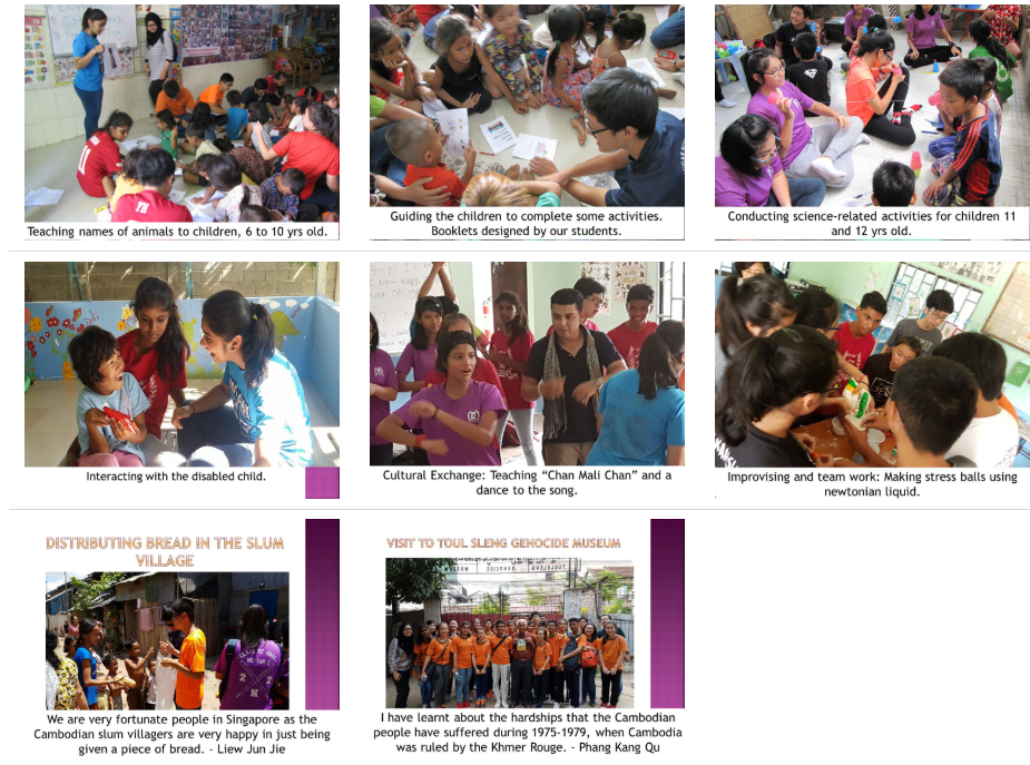 7 pictures of students' experiences in Cambodia